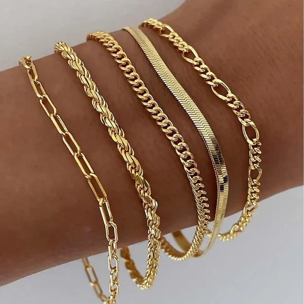 Sofia | Gouden Armband Set