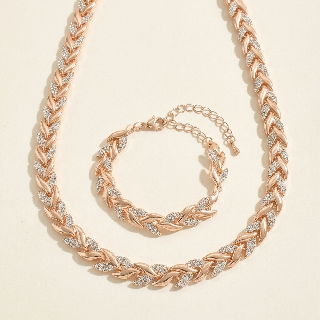 Claudine | Handgemaakte visstaart hanger en armband