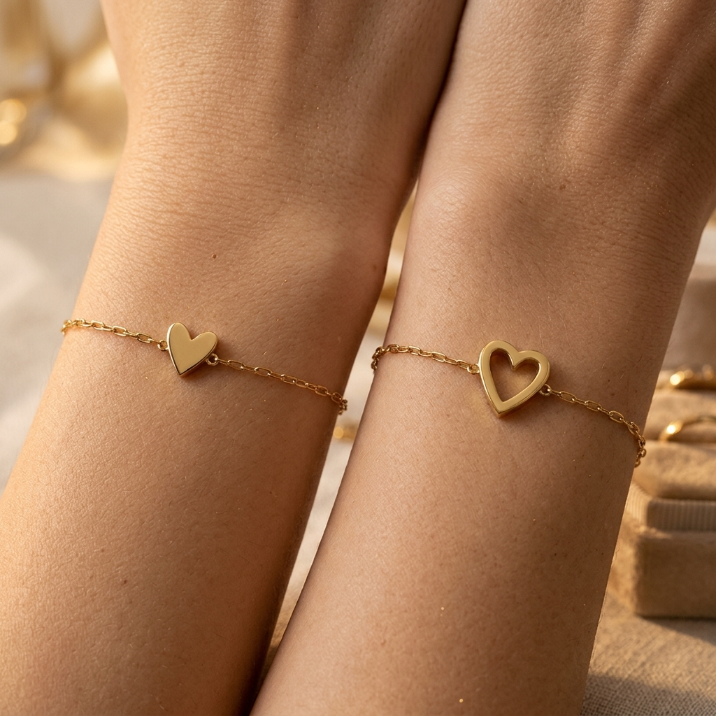 Elise | Hartjes Armband Set