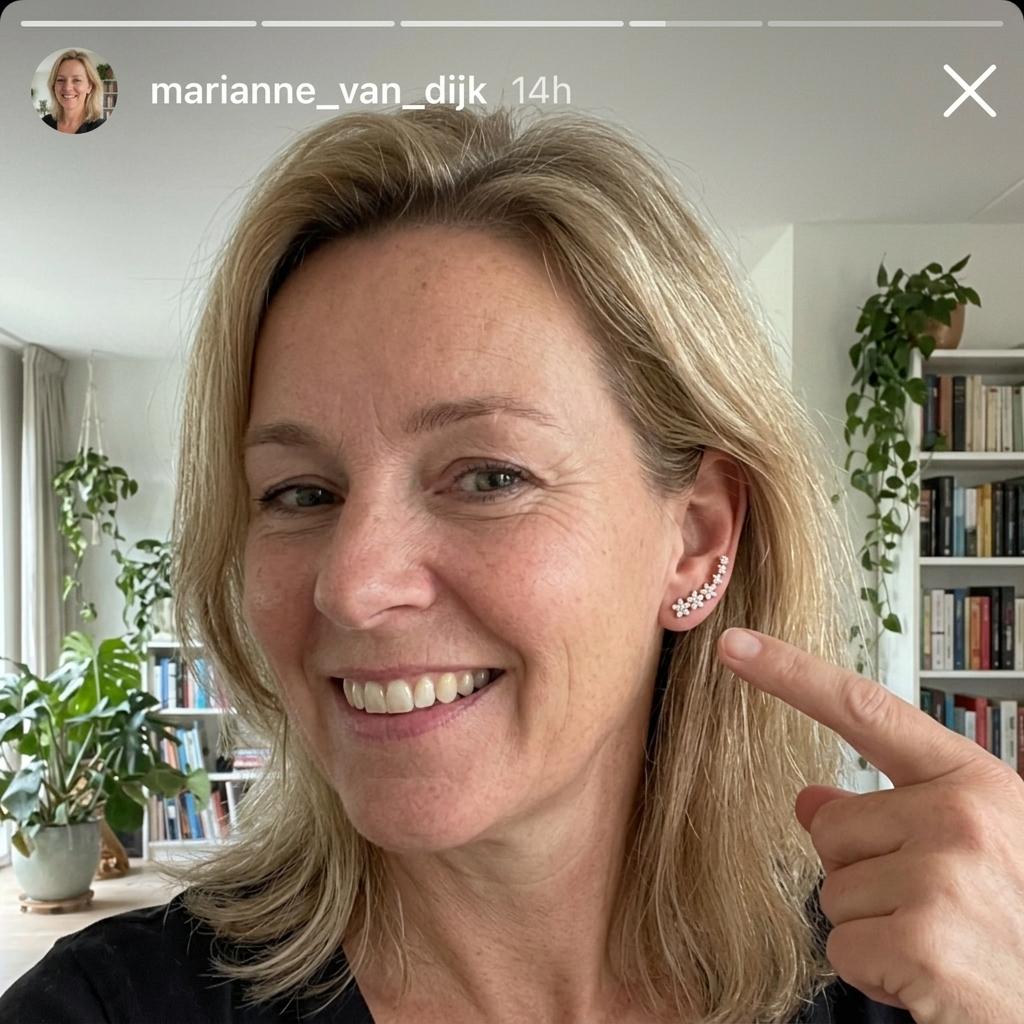 Fien | Bloemen Oorbellen