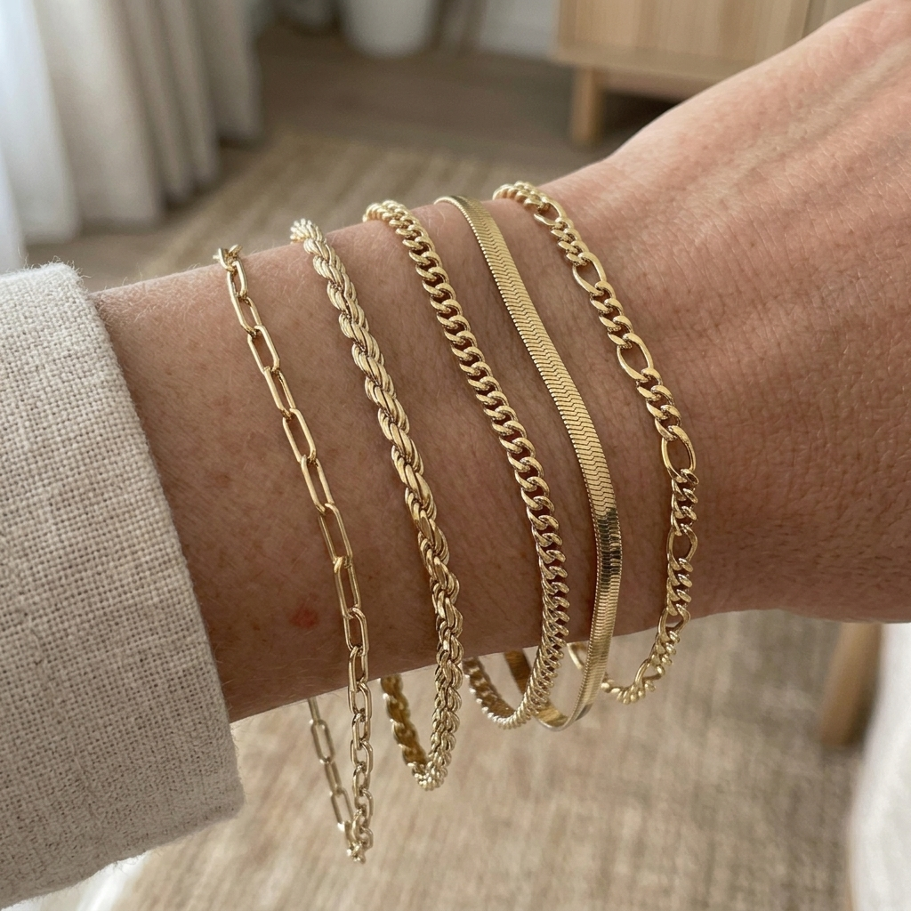Sofia | Gouden Armband Set