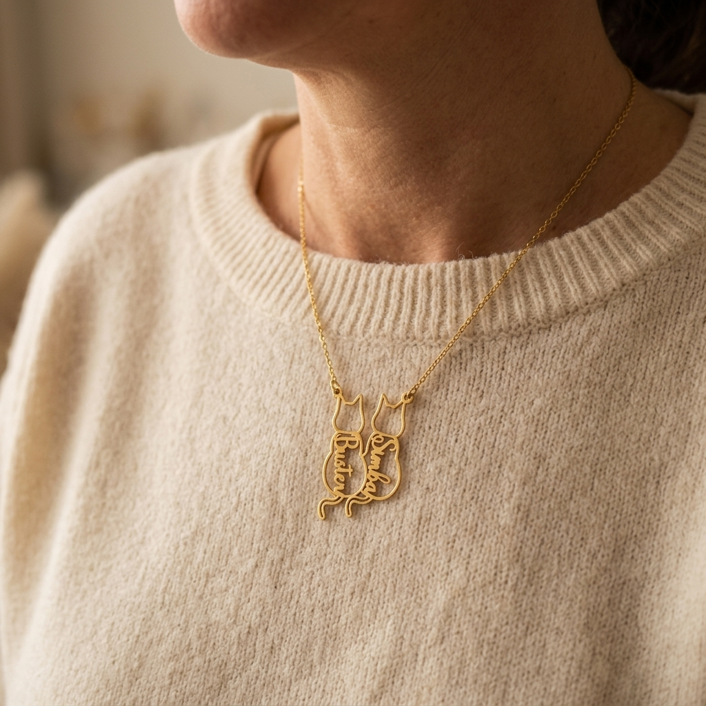 Nora | Gepersonaliseerde Katten Ketting