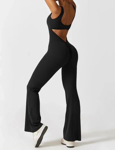 Jasmin | V-Back Scrunch Jumpsuit