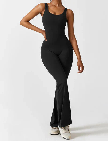 Jasmin | V-Back Scrunch Jumpsuit