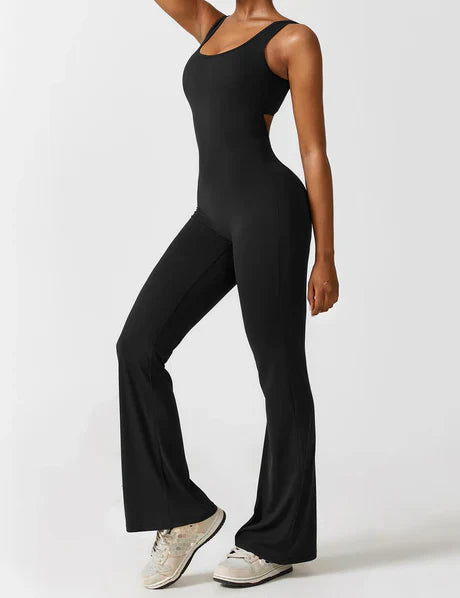 Jasmin | V-Back Scrunch Jumpsuit