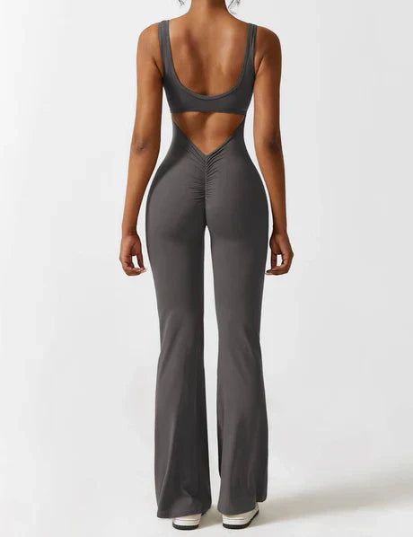 Jasmin | V-Back Scrunch Jumpsuit